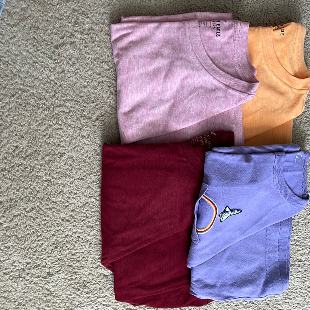 Lot of 4 American Eagle T shirts